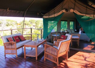 Safaritent with spectacular view