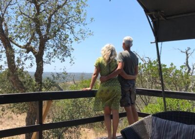 Safaritent in nature with amazing view